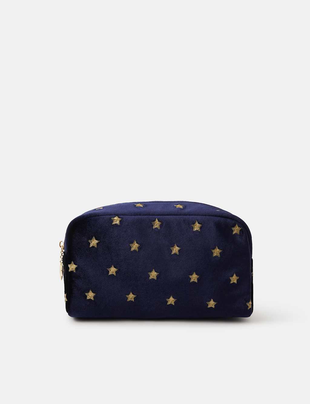 ACCESSORIZE Embroidered Stars Make Up Bag Navy
