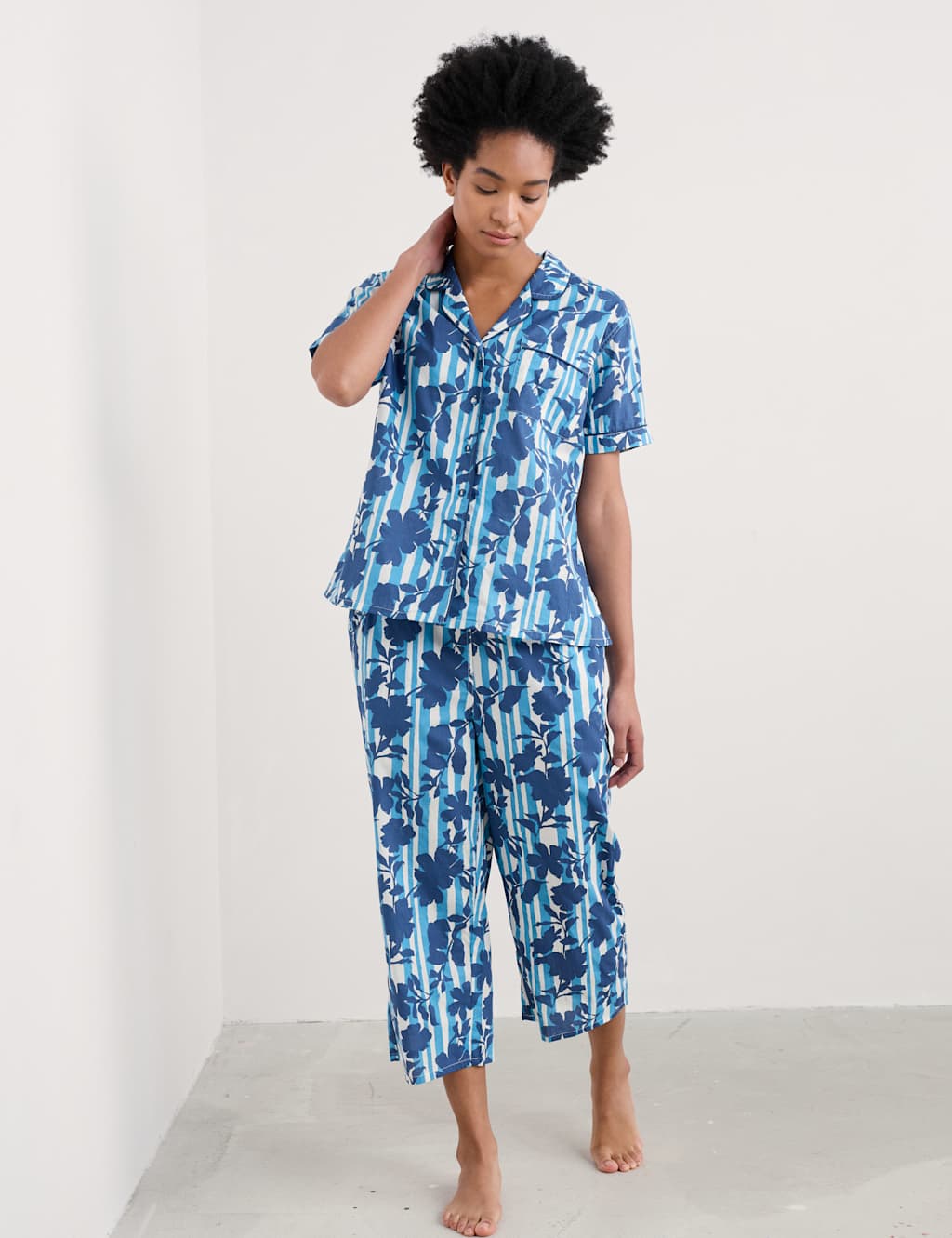 Pure Cotton Floral Pyjama Set