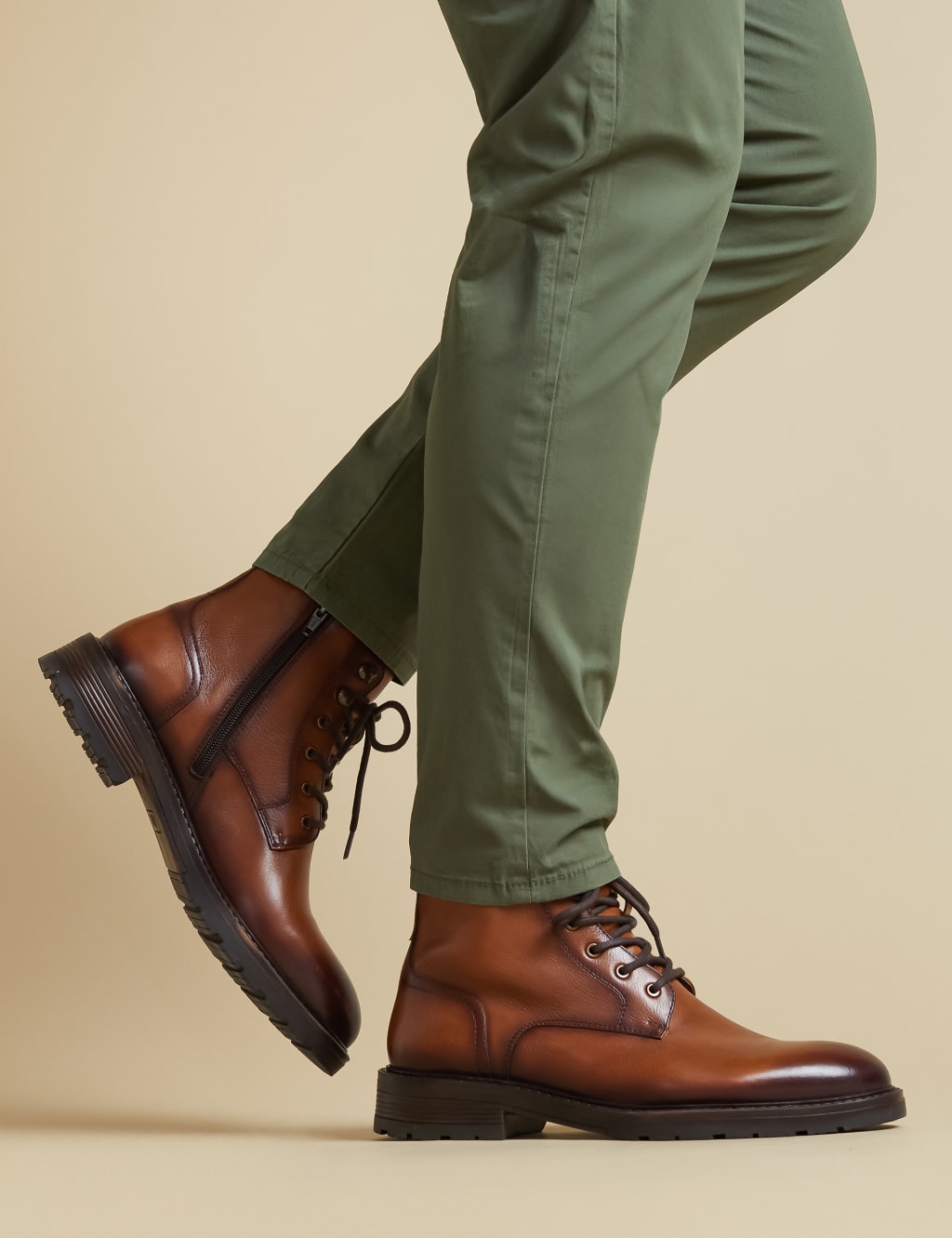Leather Casual Boots