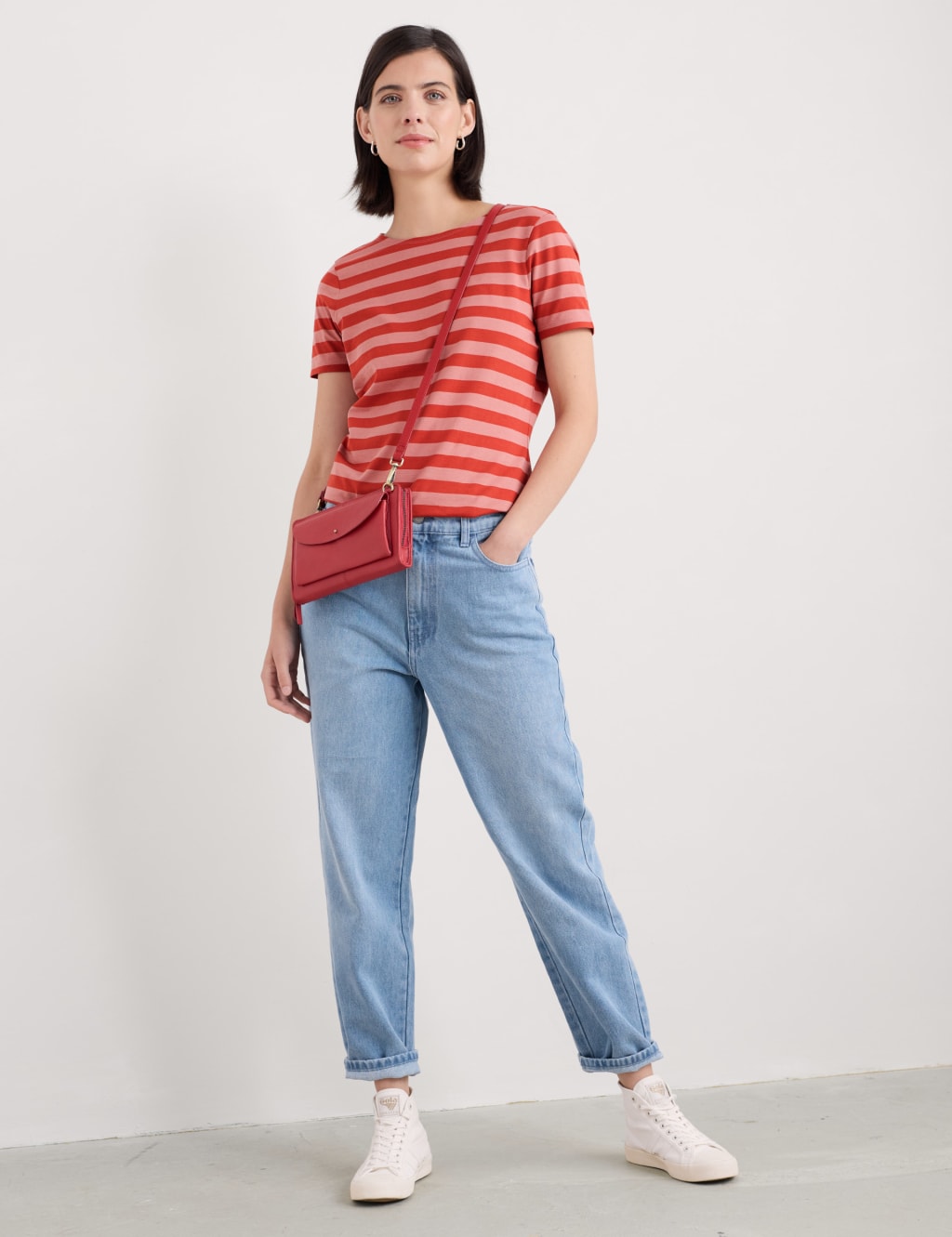 Pure Cotton Striped T-Shirt