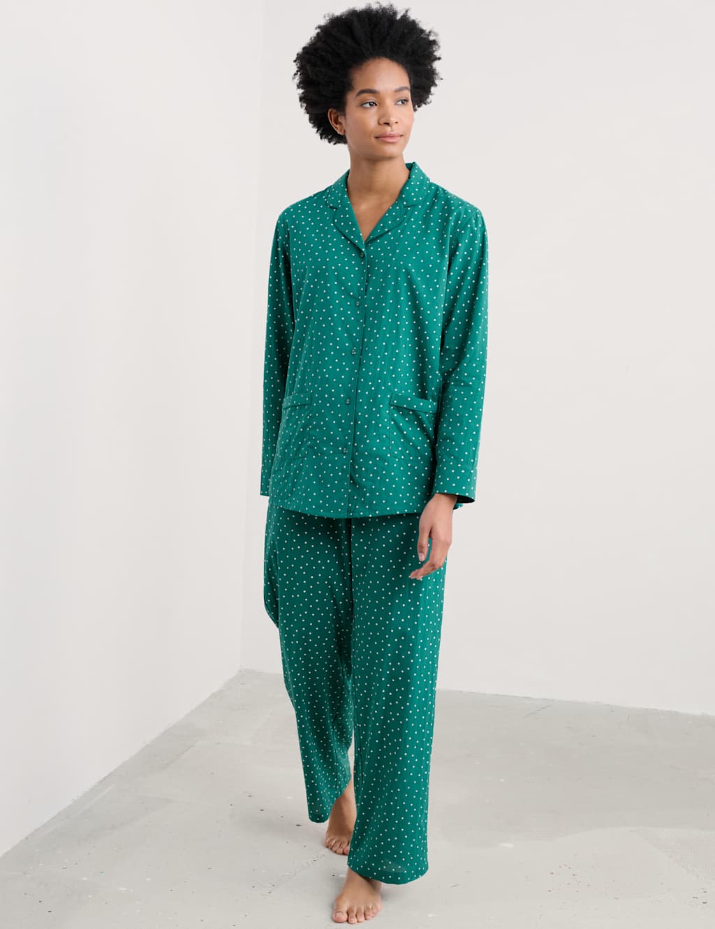 Pure Cotton Polka Dot Pyjamas