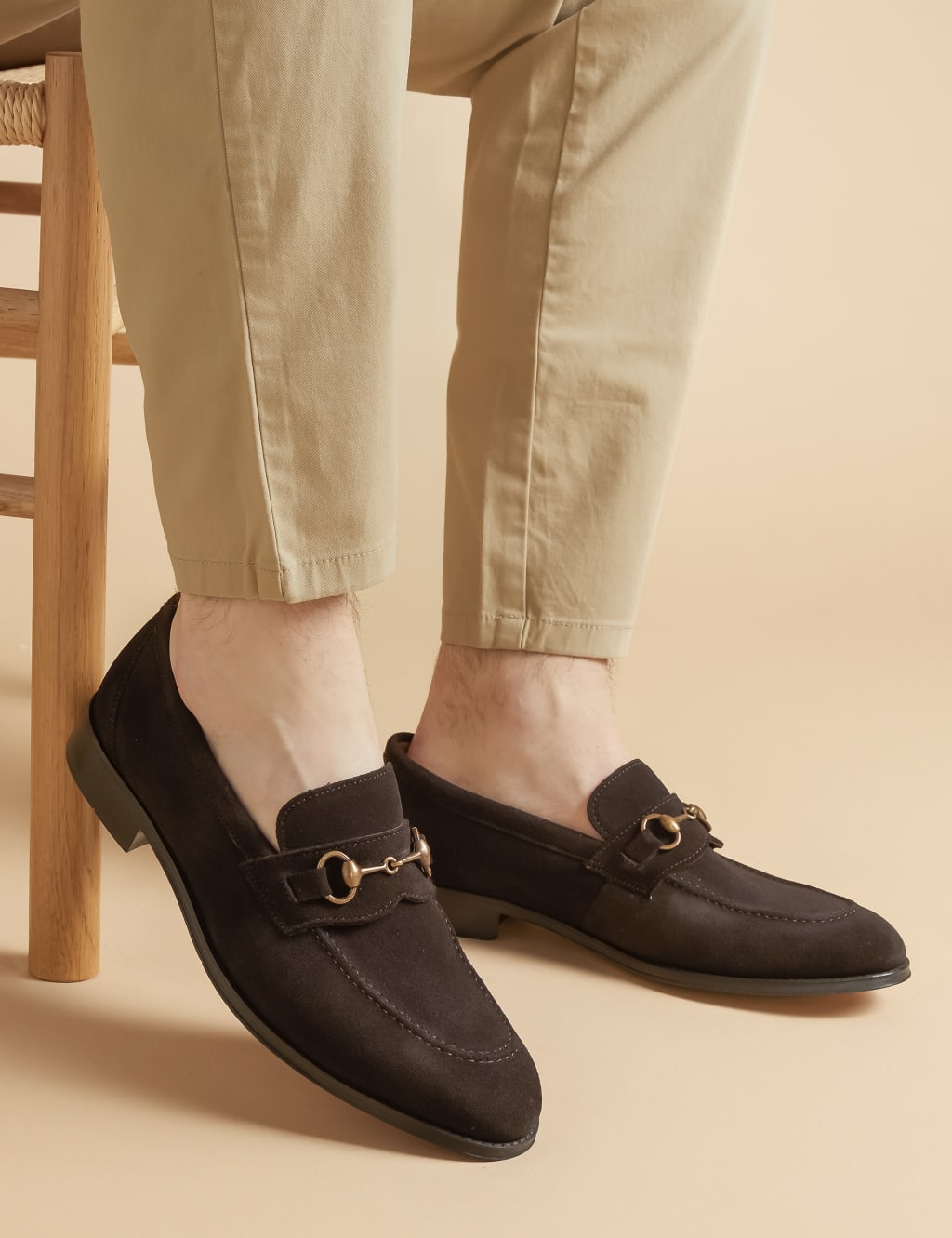Suede Slip-On Loafers