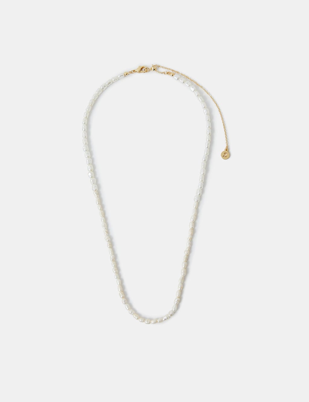 ACCESSORIZE Faux Pearl Necklace Gold
