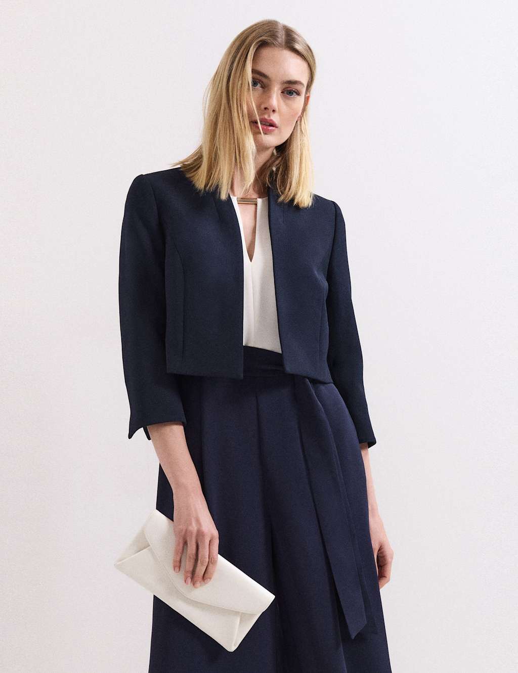 Phase Eight Women's Lightweight Short Jacket - 12 - Navy - Available at M&S