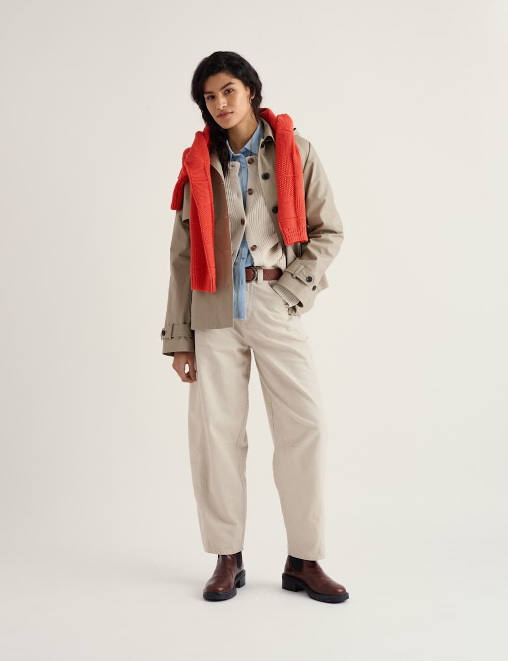 Seasalt Cornwall Women's Pure Cotton Waterproof Hooded Jacket - 16 - Natural - Available at M&S