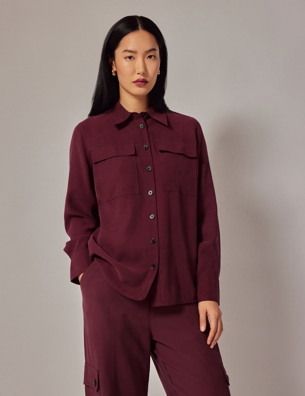 Collared Button Through Shirt