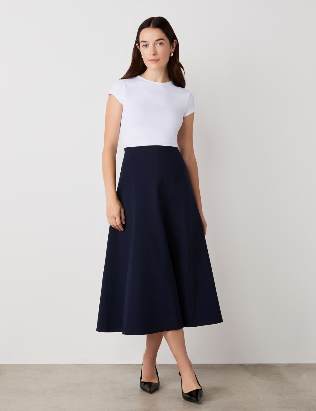 Jersey Midi Skirt