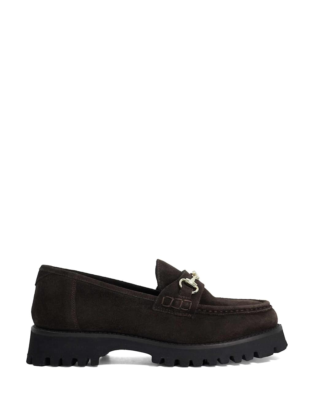 Dune London Women's Suede Slip On Loafers - 6 - Brown - Available at M&S