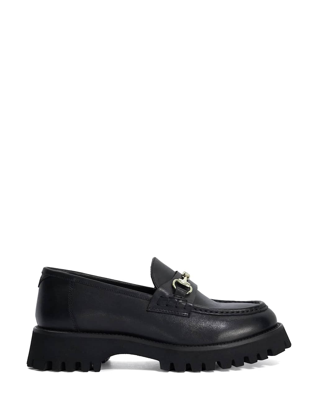Dune London Women's Suede Slip On Loafers - 3 - Black - Available at M&S