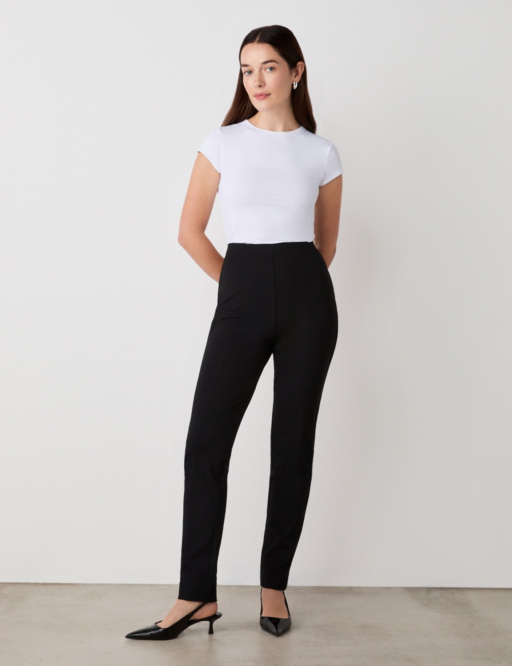 Marks and spencer ladies summer trousers hot sale