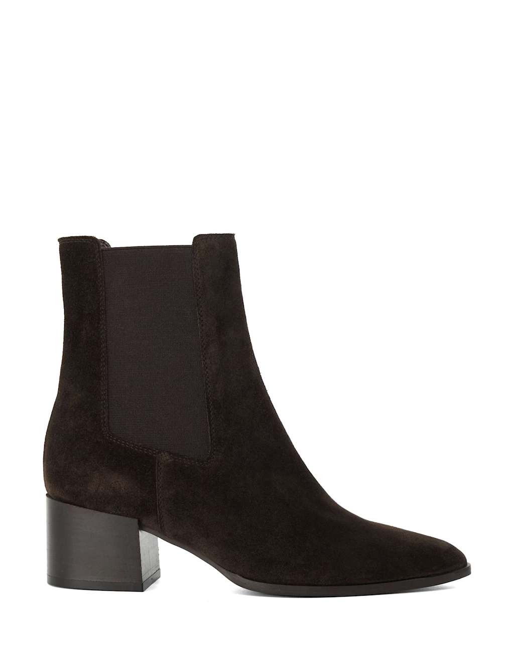 Dune London Women's Leather Pointed Toe Chelsea Boots - 5 - Brown - Available at M&S