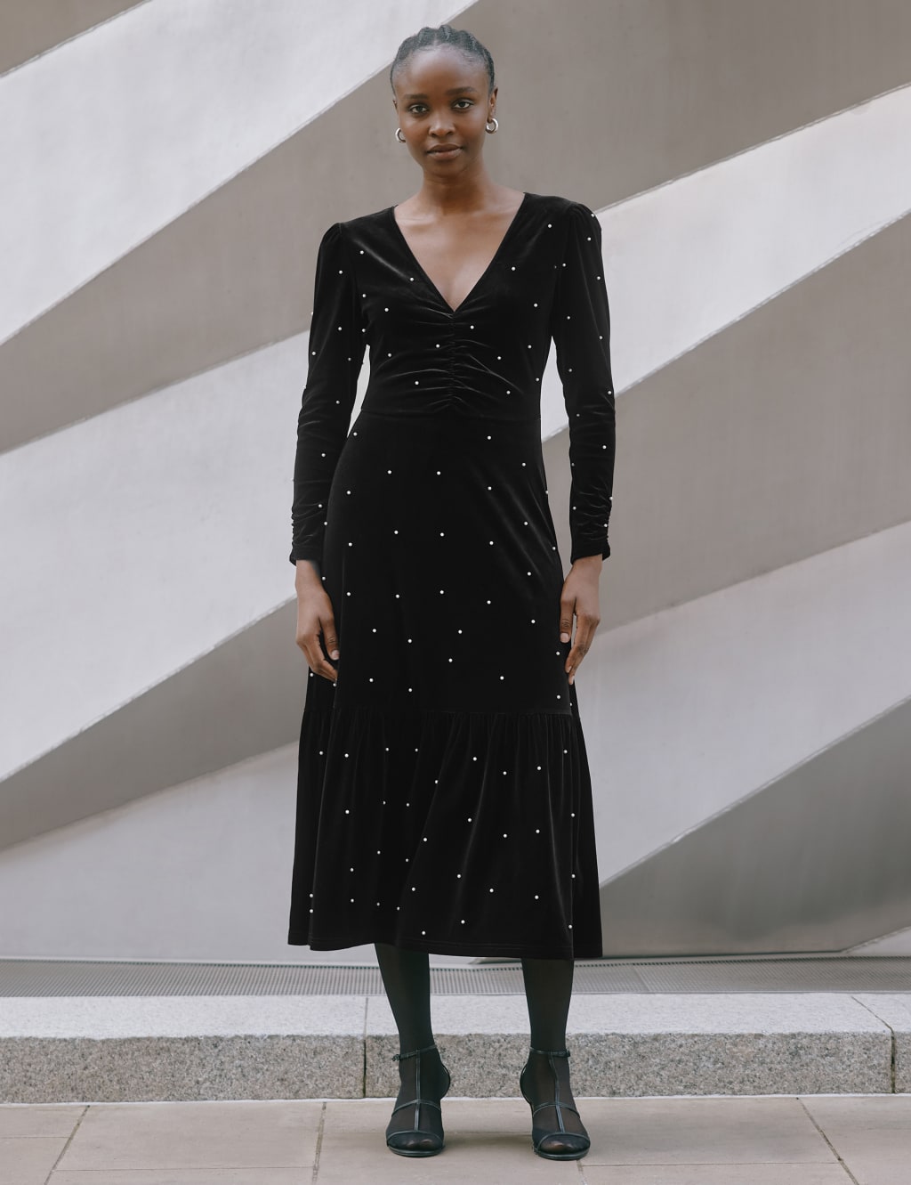 Marks and spencer fit and flare dress clearance