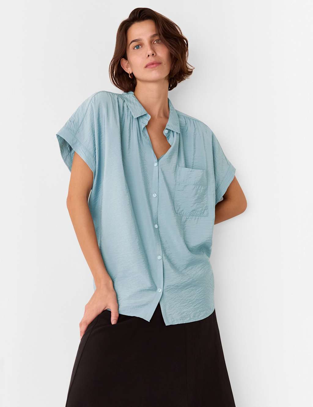 Collared Button Through Shirt