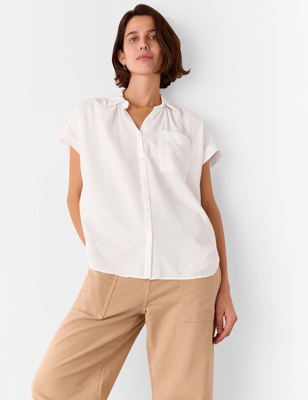 Collared Button Through Shirt