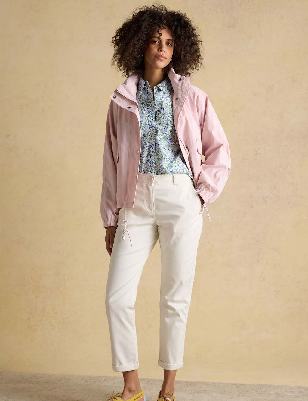 Joules Women's Waterproof Lightweight Hooded Jacket - 10 - Pink - Available at M&S