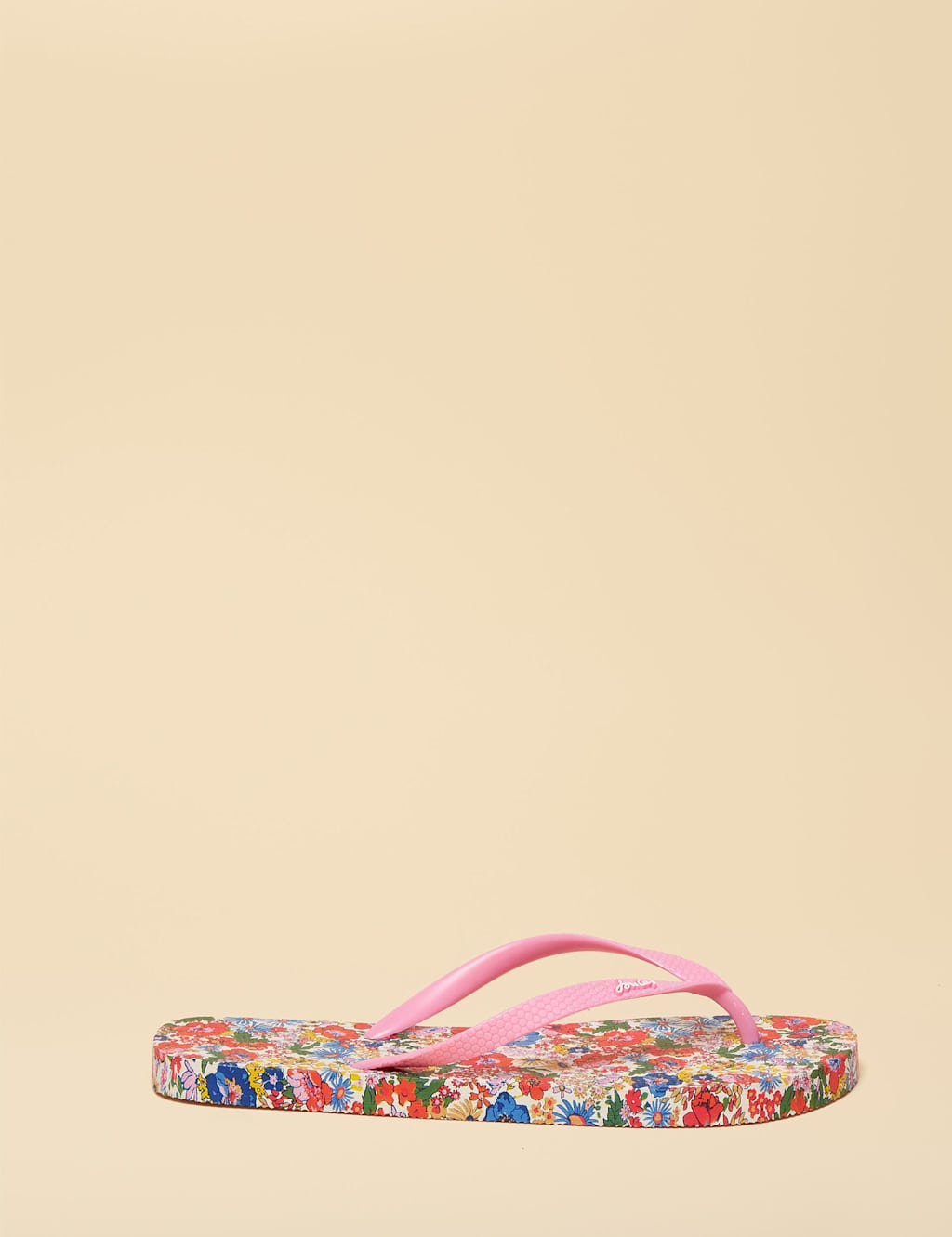 Joules Women's Floral Flat Flip Flops - 5 - Multi - Available at M&S