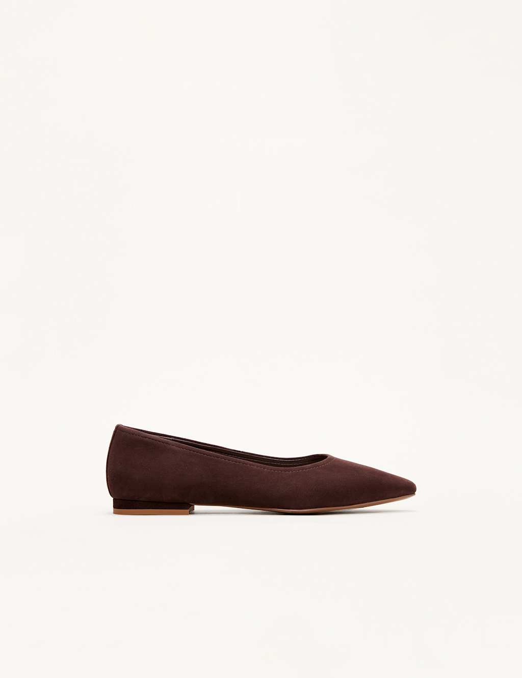 Phase Eight Women's Suede Ballet Pumps - 39 - Brown - Available at M&S