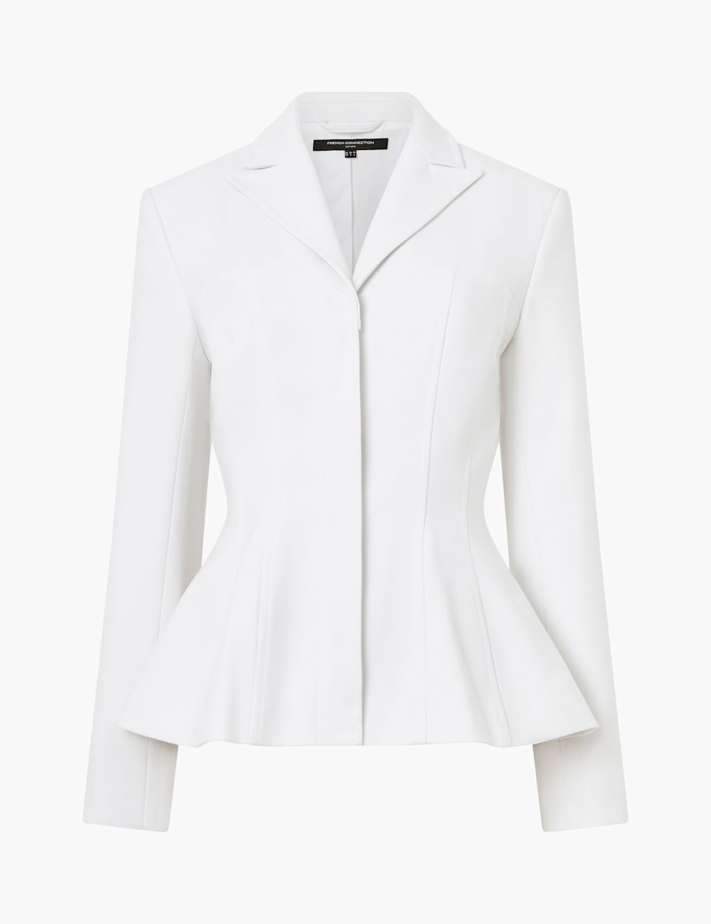 Twill Waisted Single Breasted Blazer