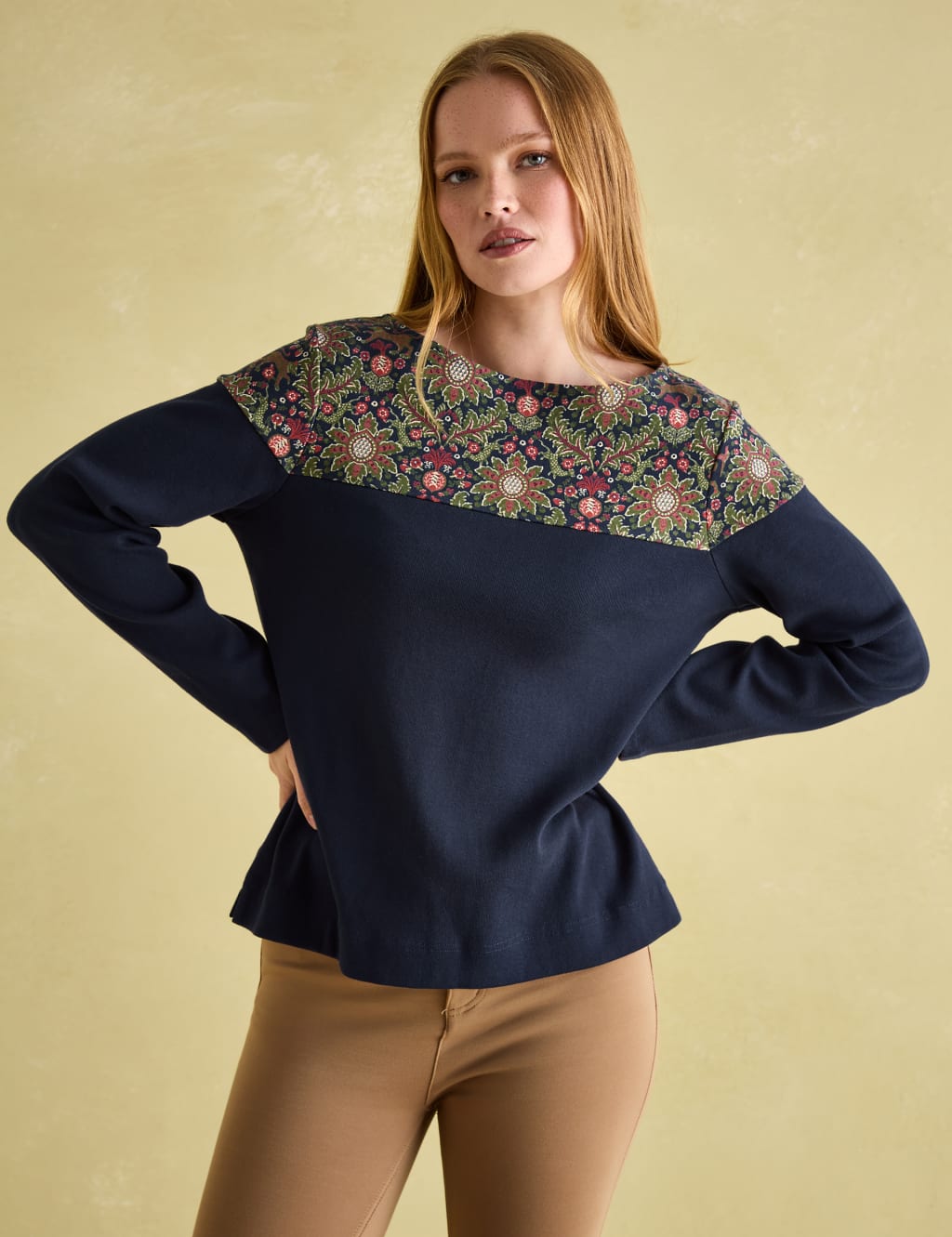 Pure Cotton Floral Top