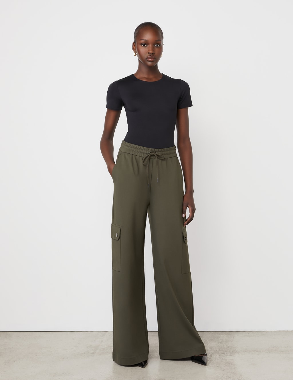 Deliah Ponte Jersey Trousers
