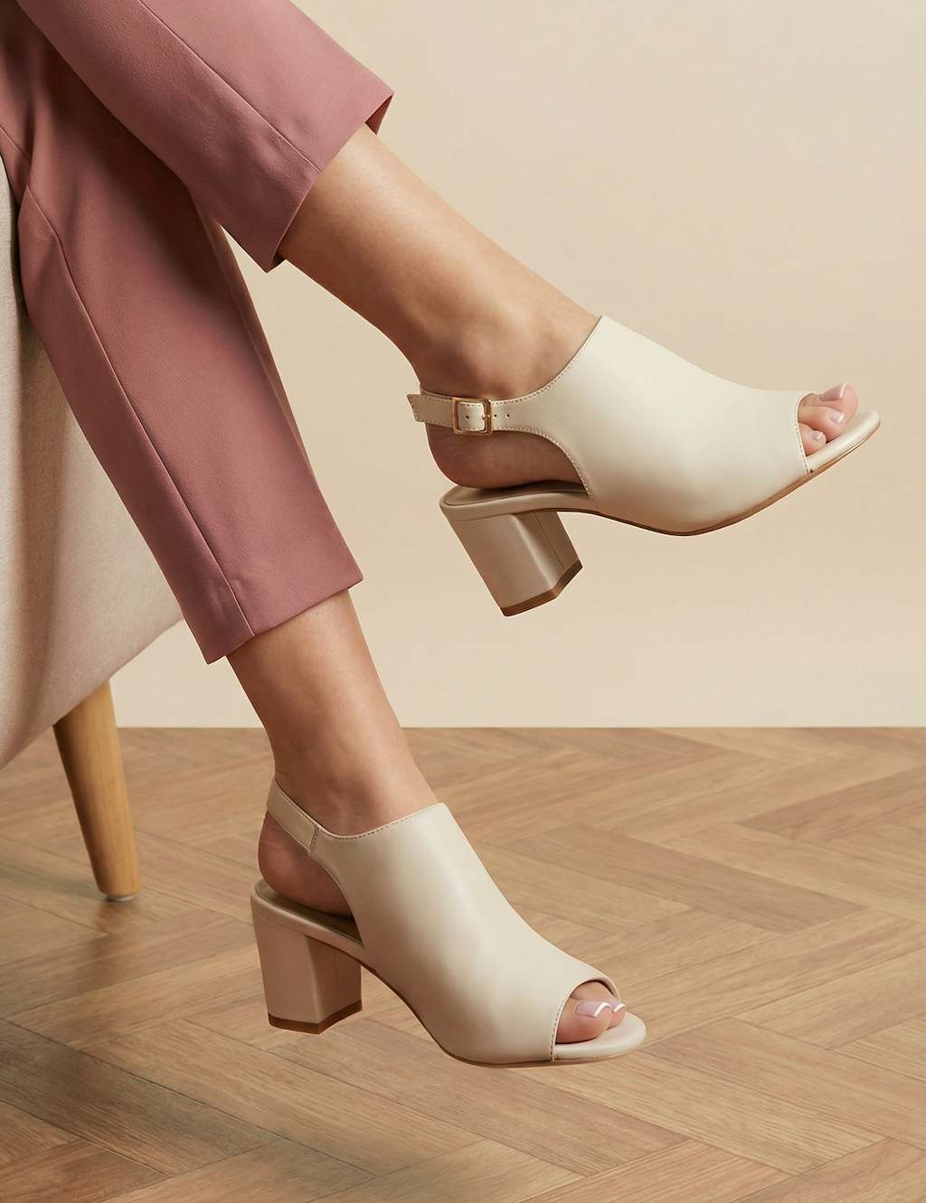 Jones Bootmaker Women's Suede Kitten Heel Pointed Court Shoes - 6 - White - Available at M&S