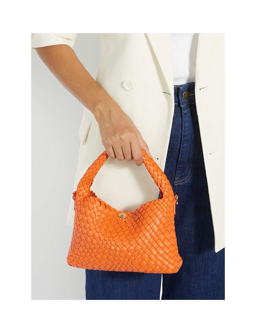 Woven Cross Body Bag