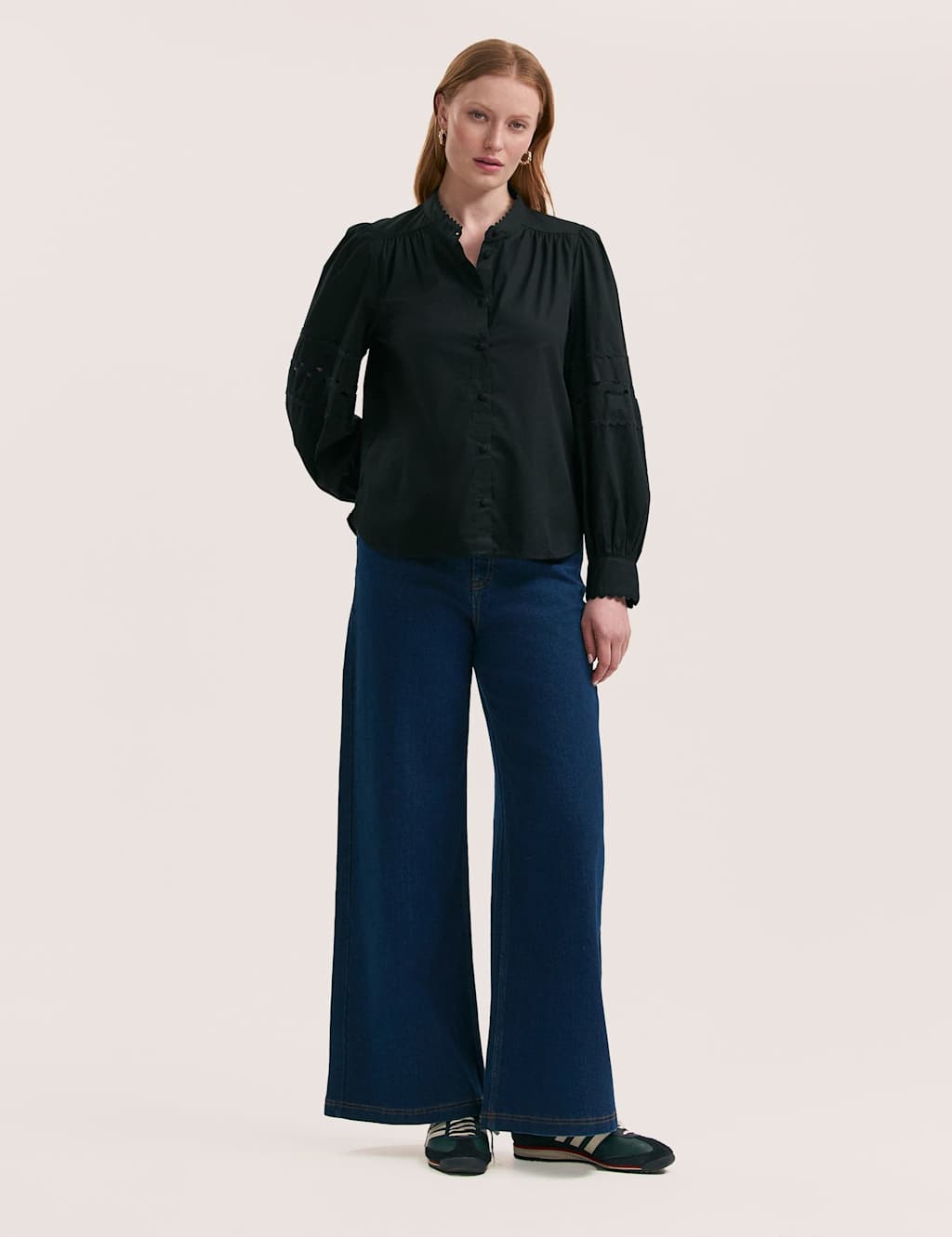 Pure Cotton Embroidered Shirt