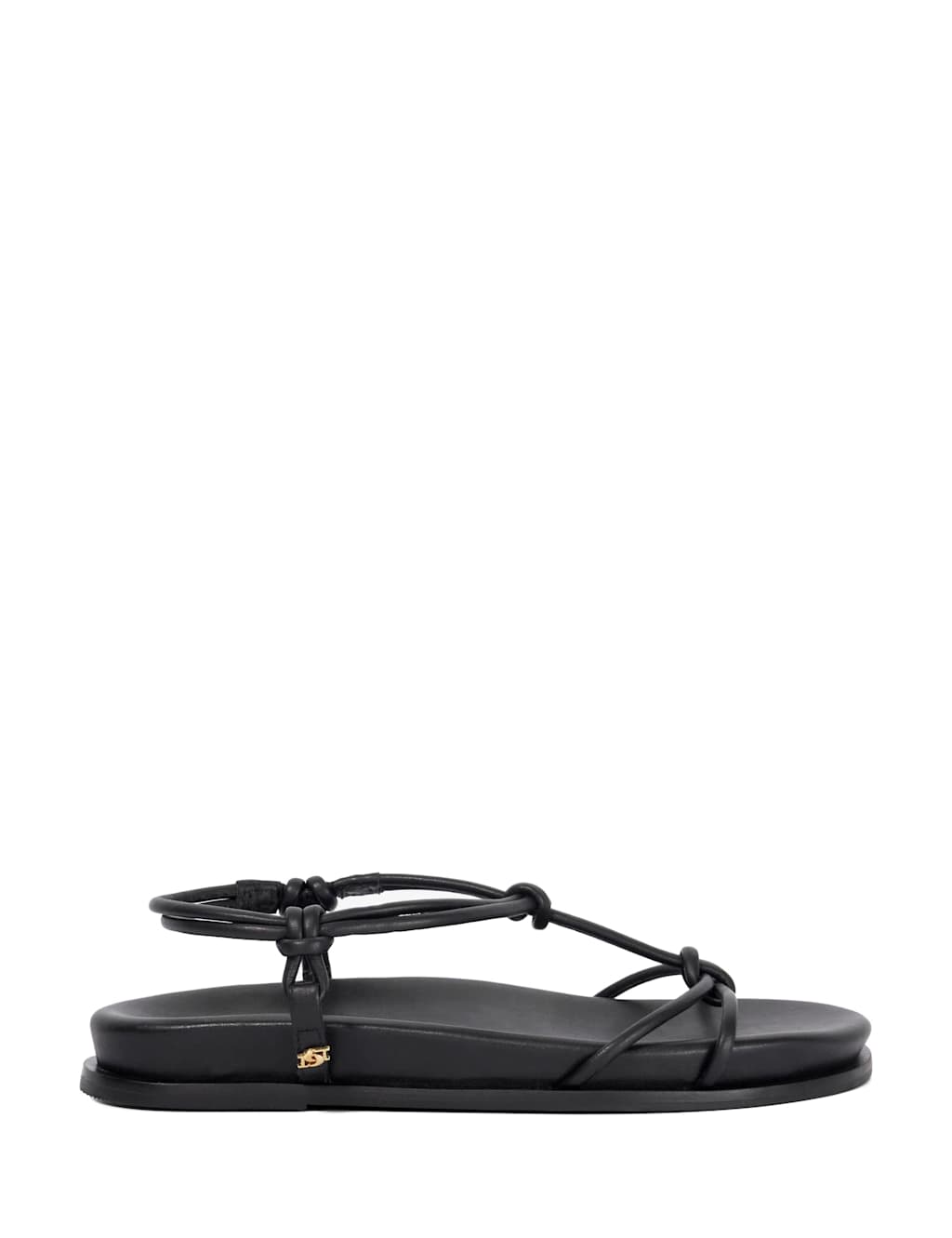 Dune London Women's Leather Strappy Sandals - 5 - Black - Available at M&S