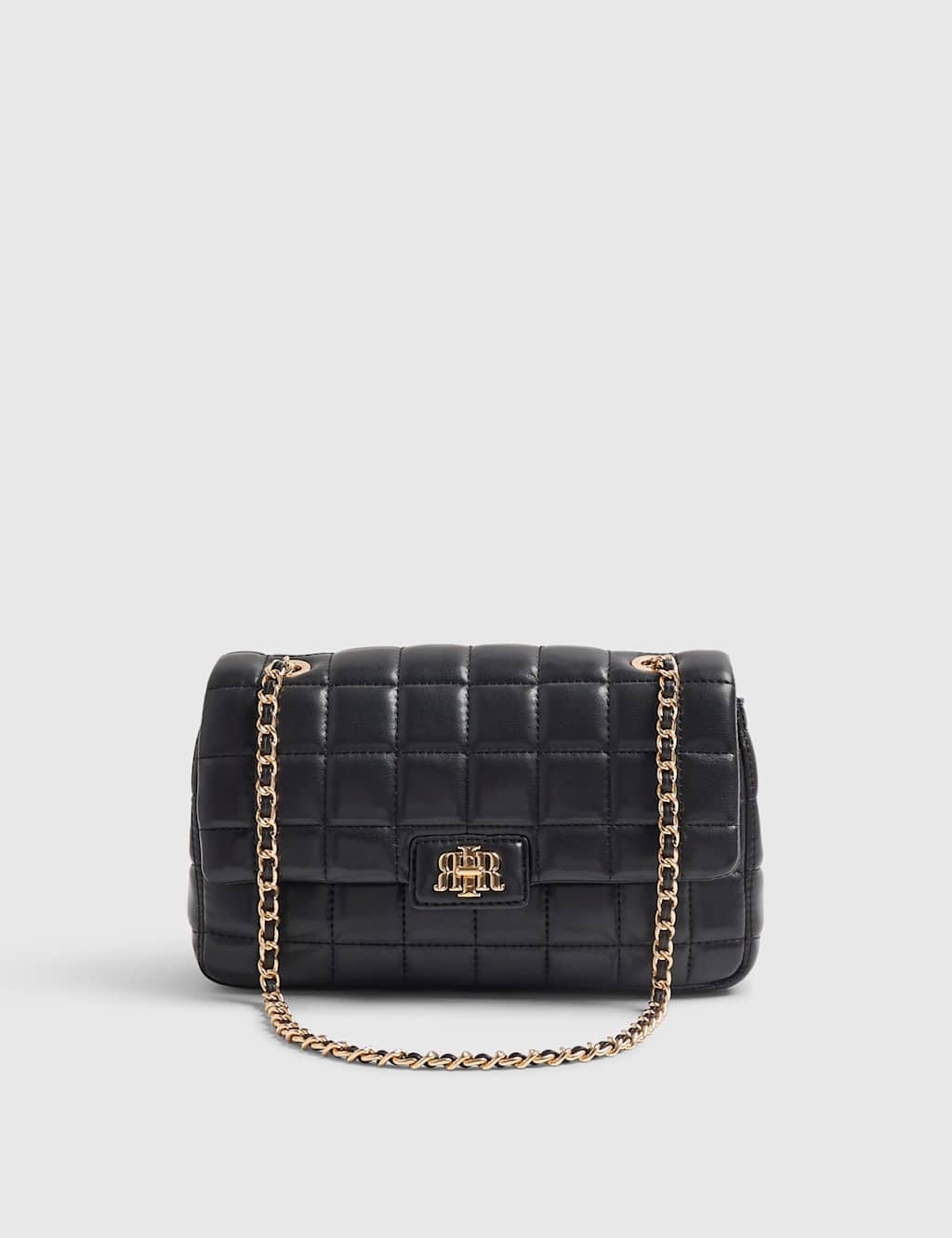 River Island Women's Quilted Chain Strap Shoulder Bag - Black - Available at M&S