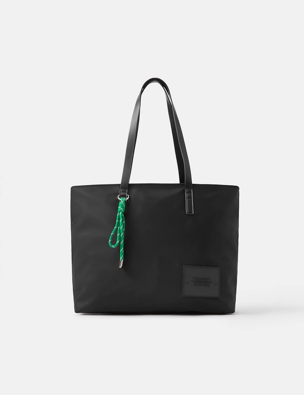 Accessorize Women's Nylon Zip Detail Tote Bag - Black - Available at M&S