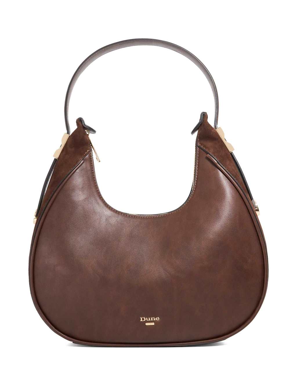 Dune London Top Handle Scoop Shoulder Bag Brown