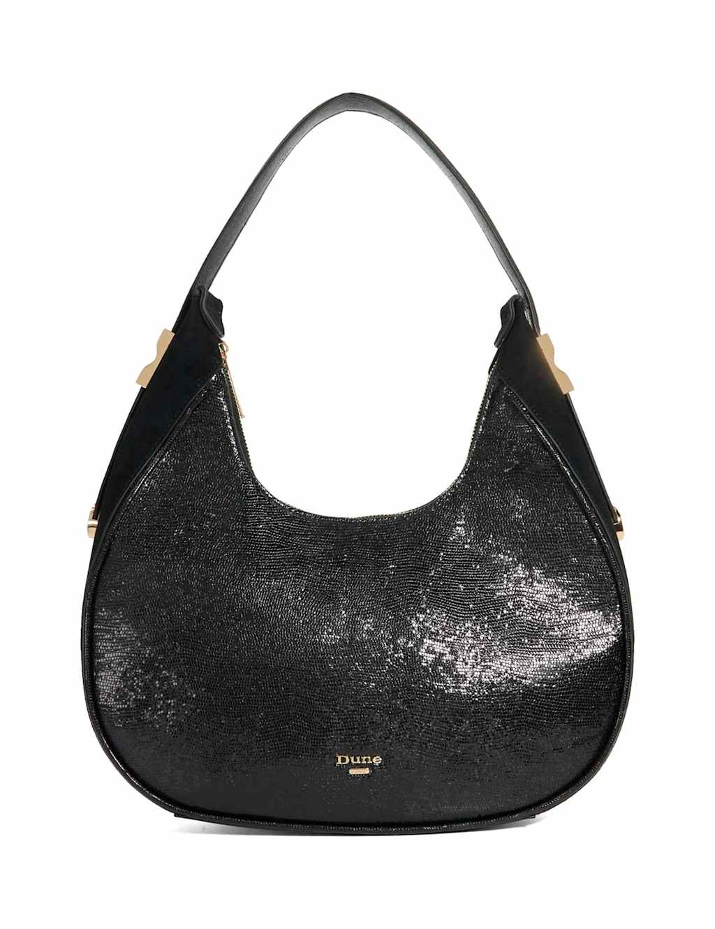 Dune London Top Handle Scoop Shoulder Bag Black