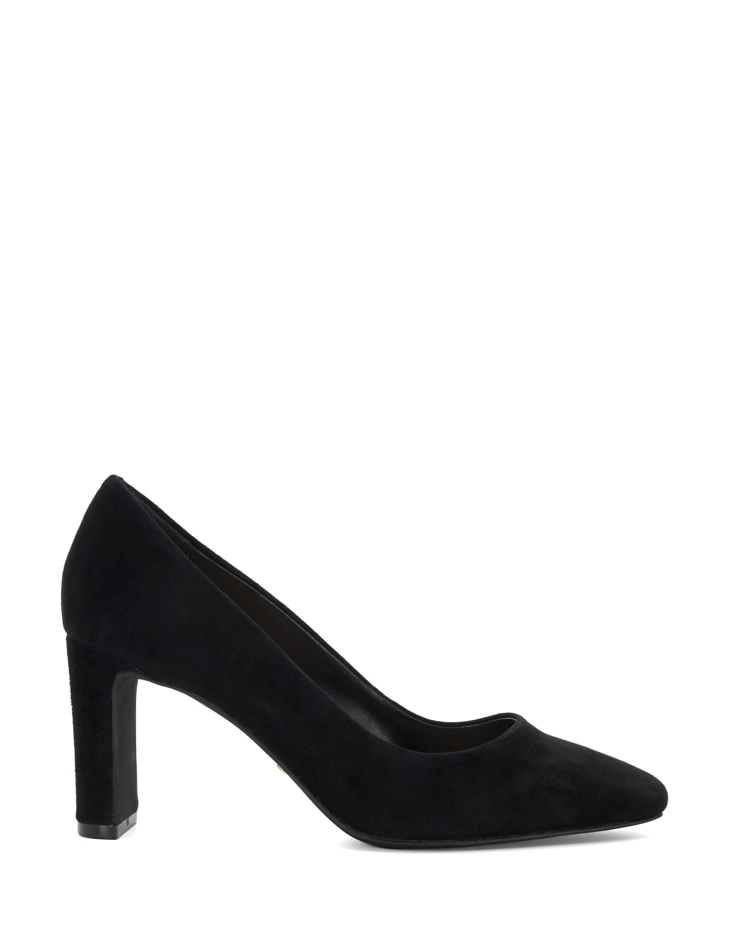Suede Slip On Block Heel Court Shoes Dune London M S