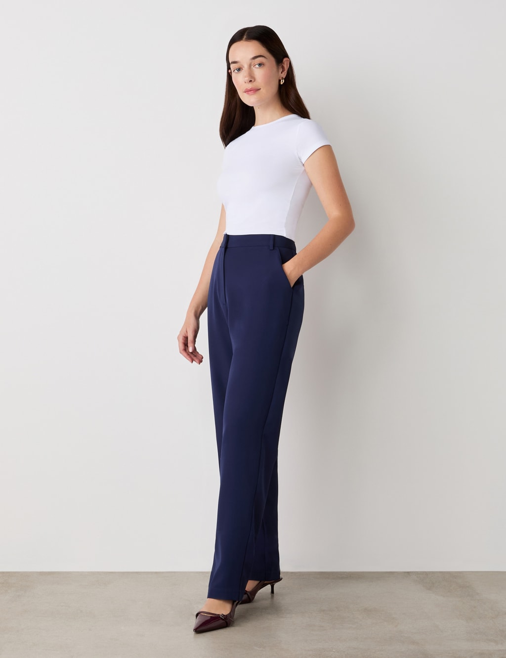 Straight Leg Trousers