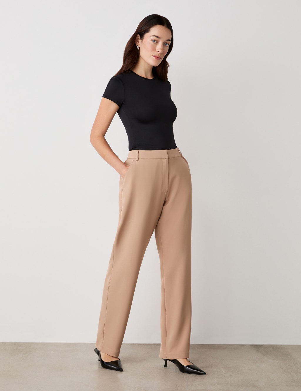 Straight Leg Trousers