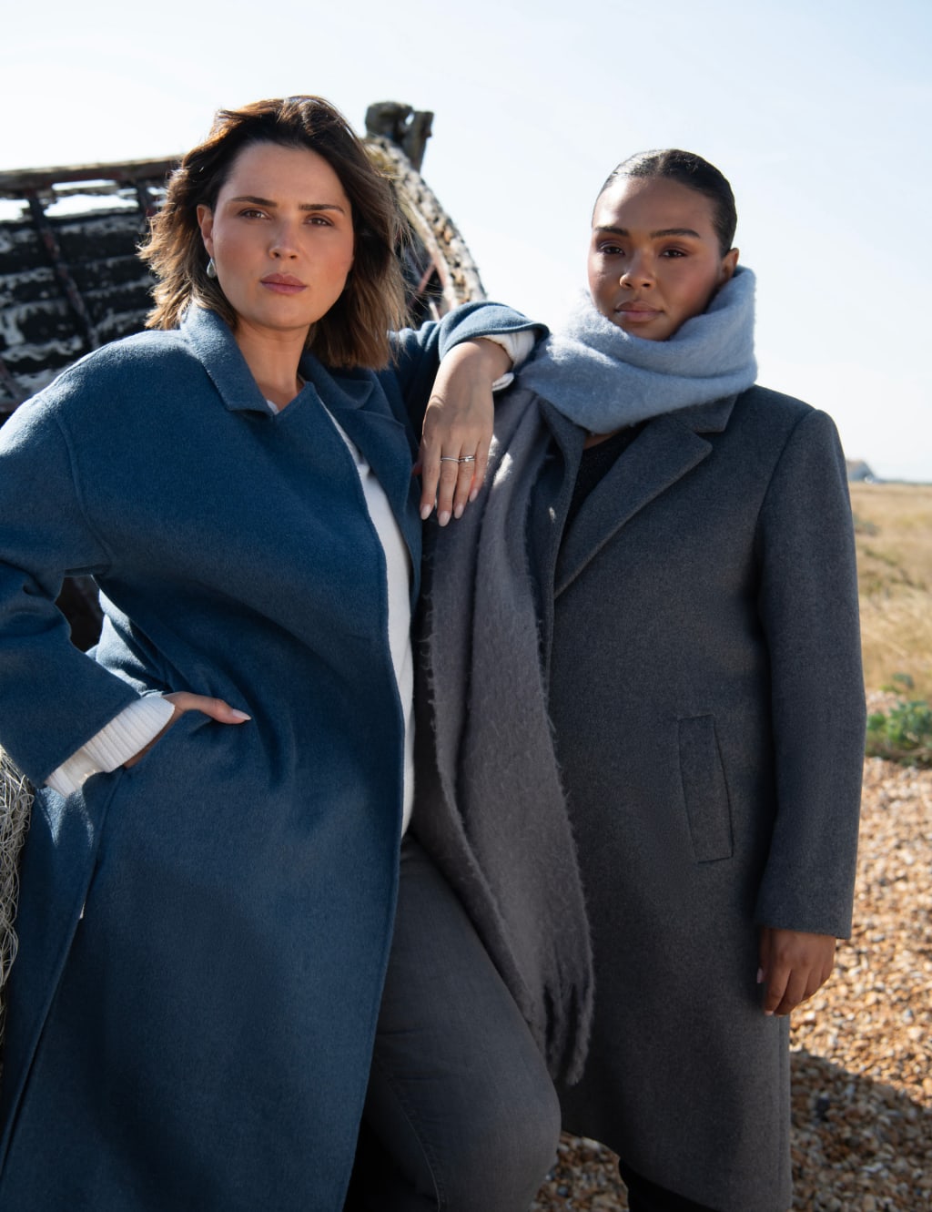 Women s Blue Coats Jackets at M S