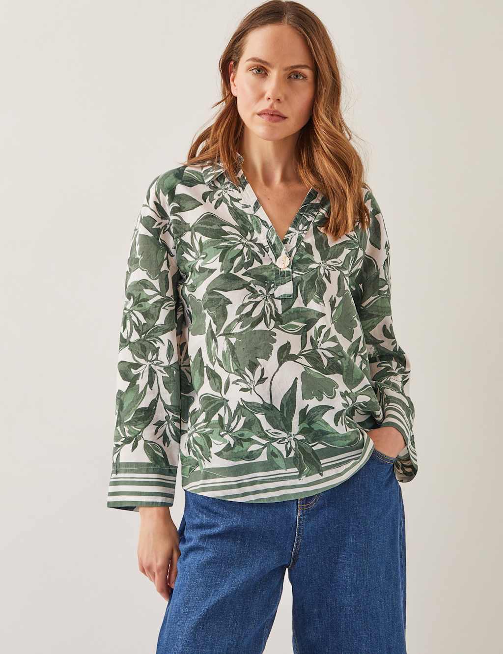 Lyocell Rich Printed Top