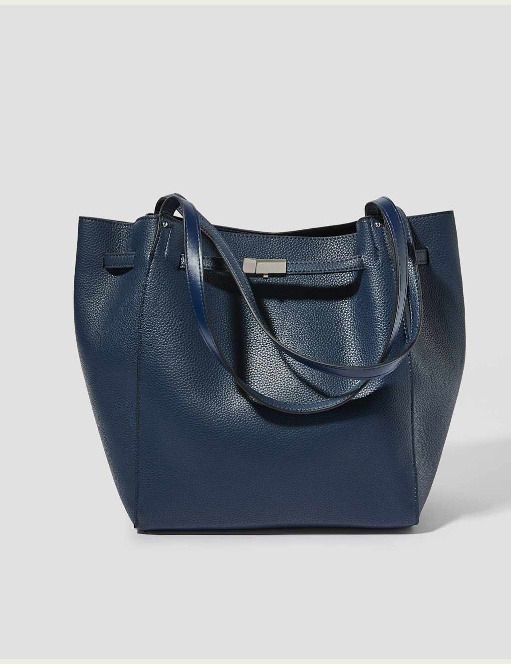Faux Leather Tote Bag