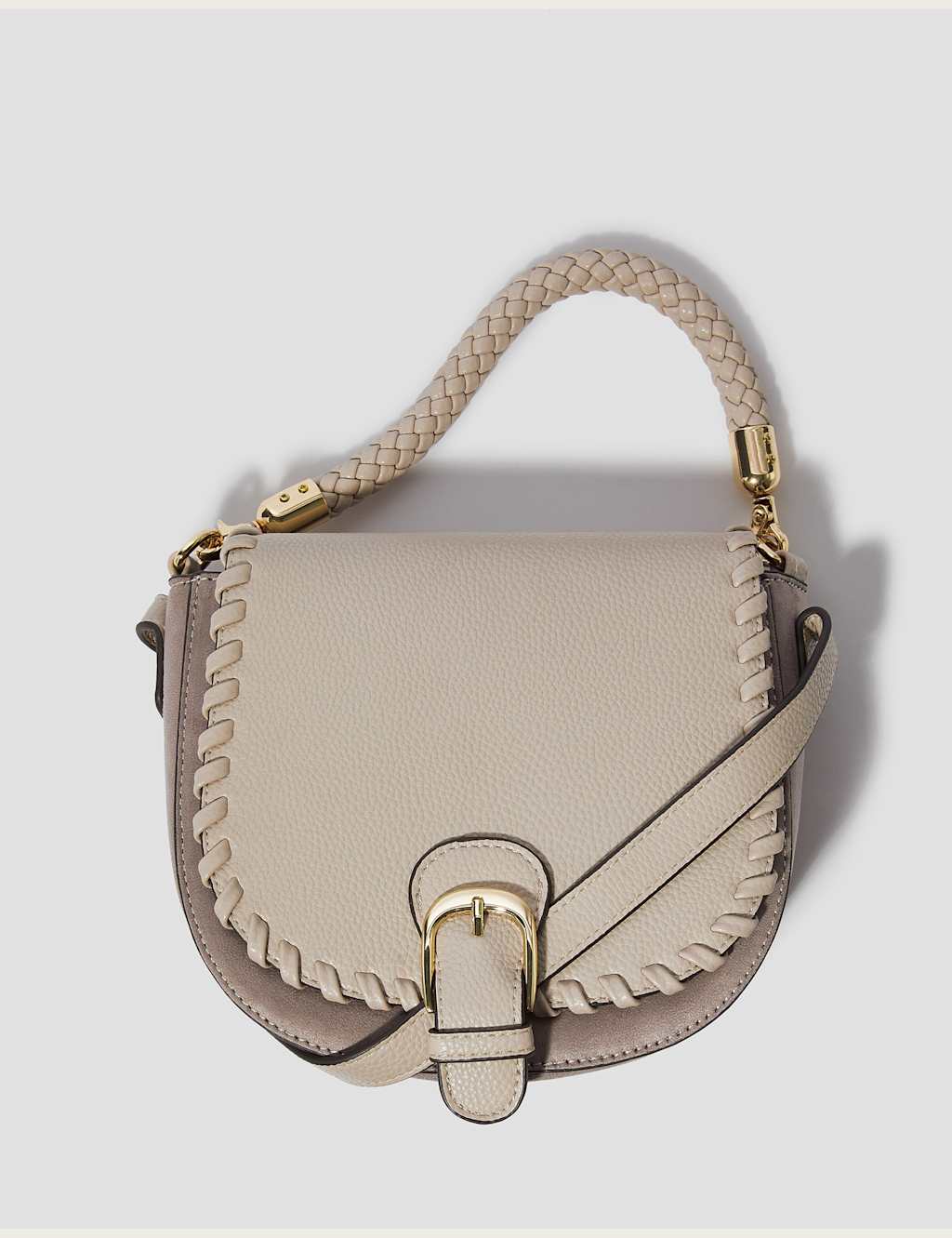 Woven Satchel Cross Body Bag