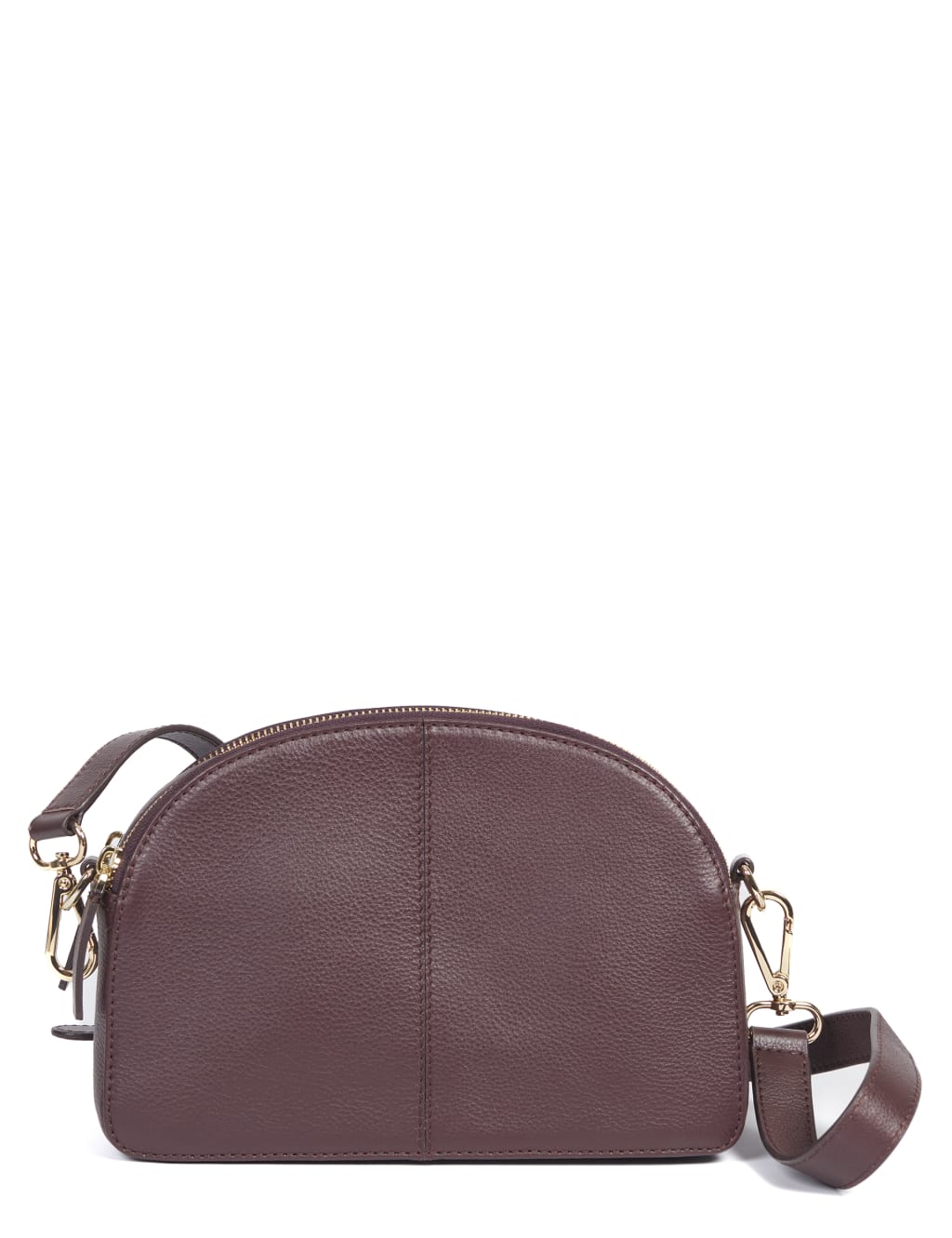 Jones Bootmaker Leather Cross Body Bag Burgundy
