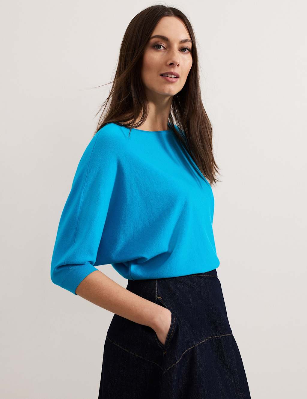 Slash Neck Jumper