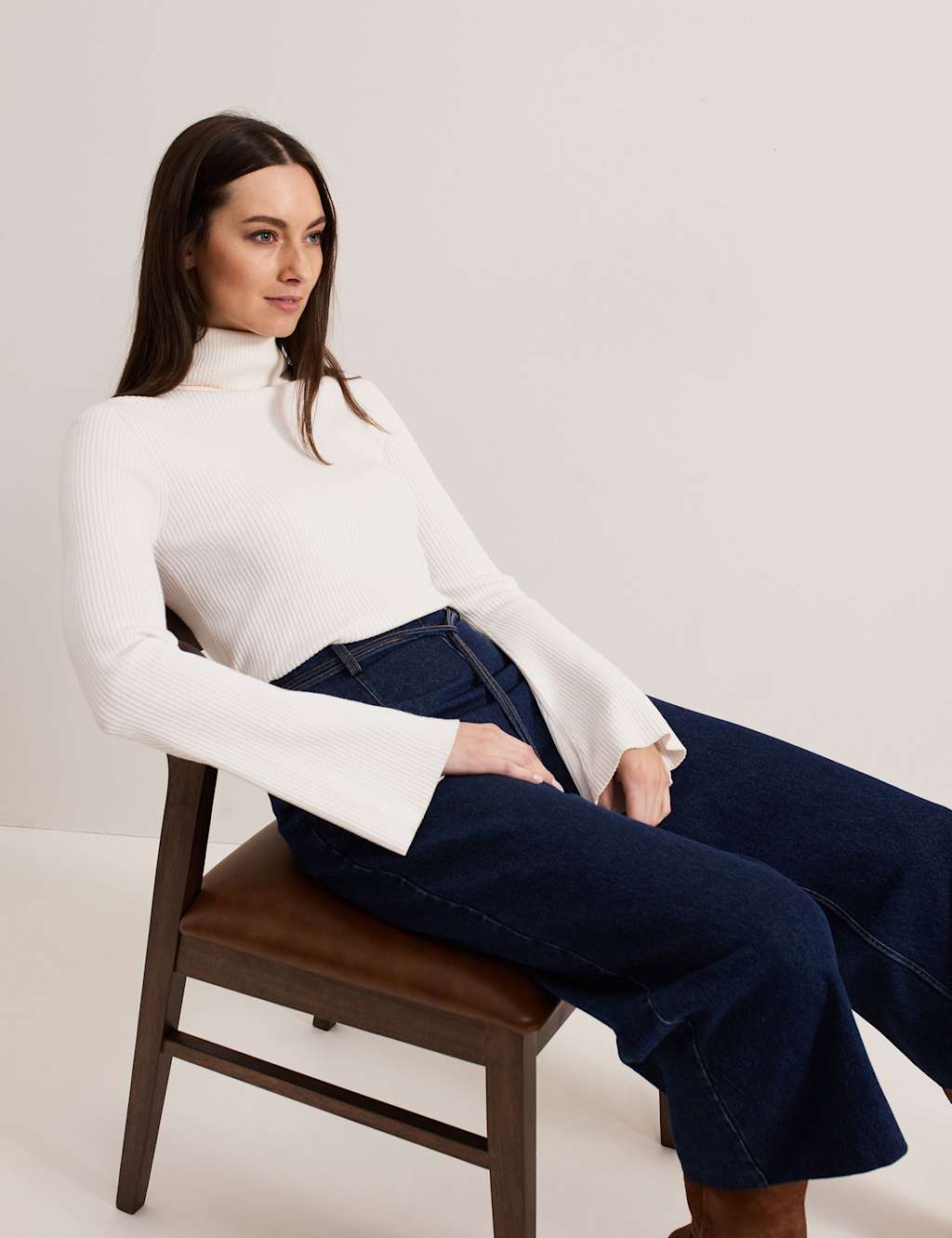 Pure Cotton Wide Leg Culottes