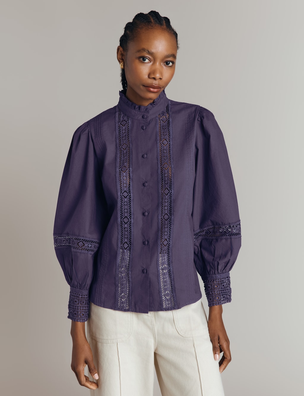 Purple dress blouses top