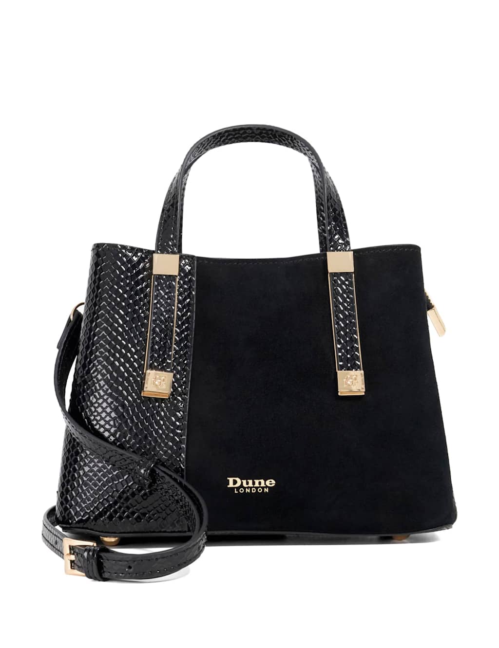 Dune London Floral Tote Bag Black