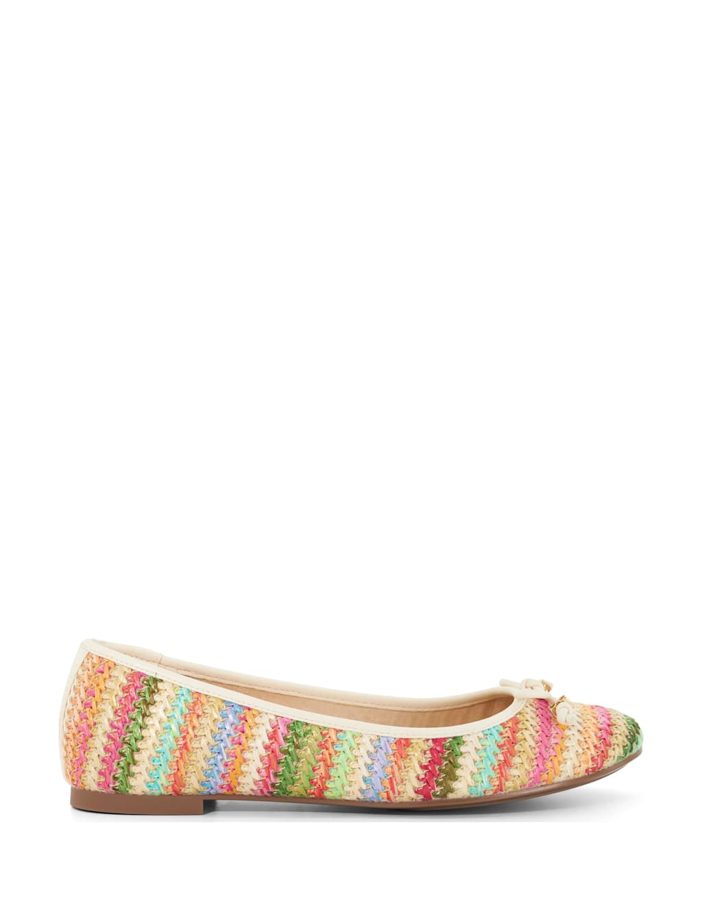 Woven Flat Ballet Pumps