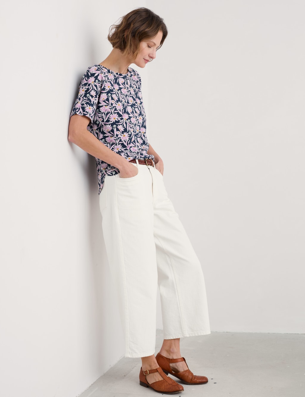 Pure Cotton Floral T-Shirt