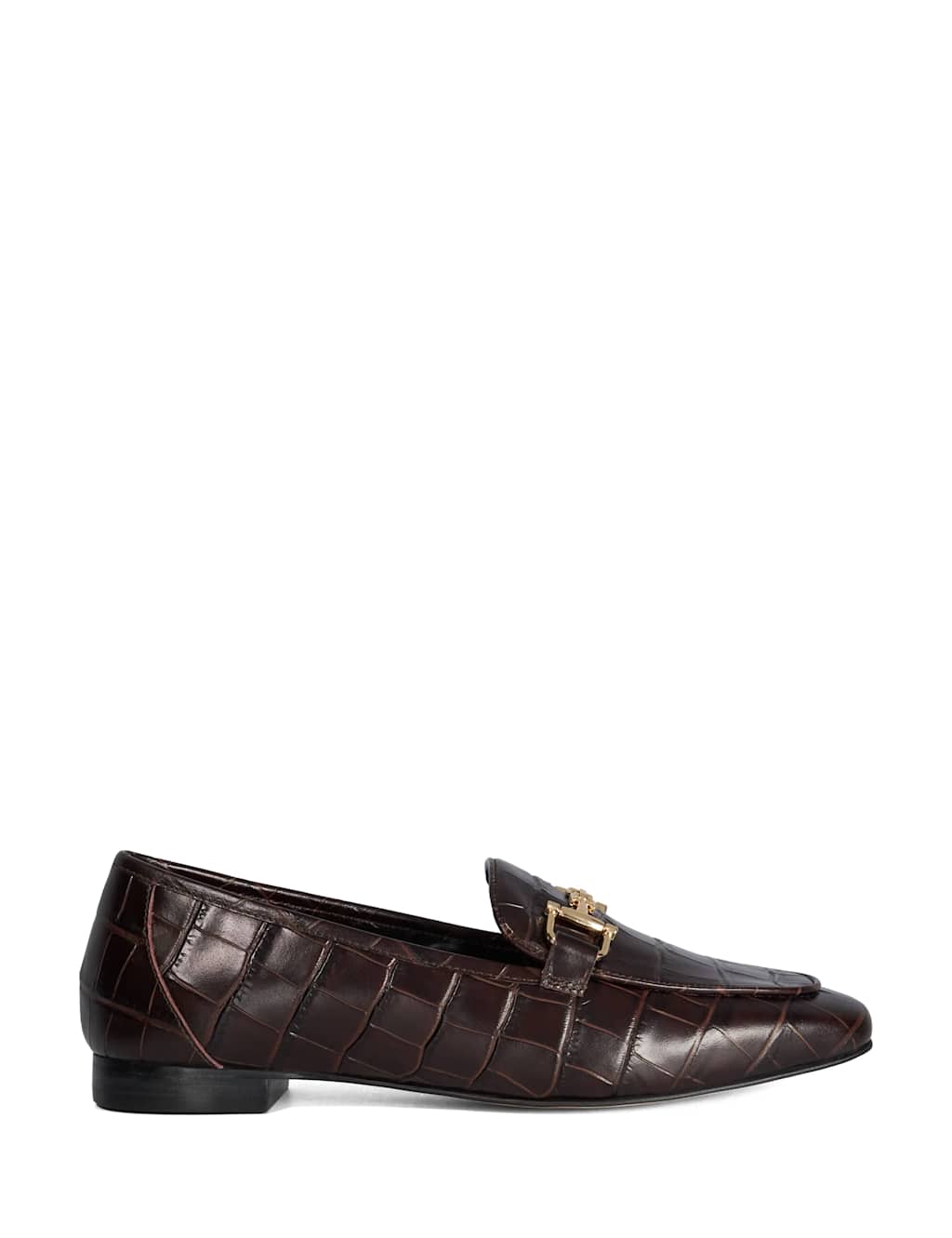 Dune London Women's Wide Fit Slip On Loafers - 4 - Brown - Available at M&S