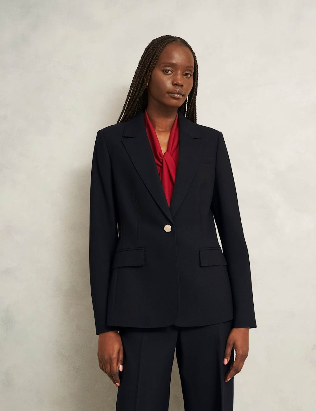 HOBBS Wool Blend Lightweight Jacket Black