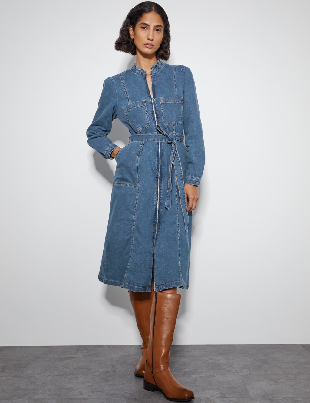 M and s work dress online