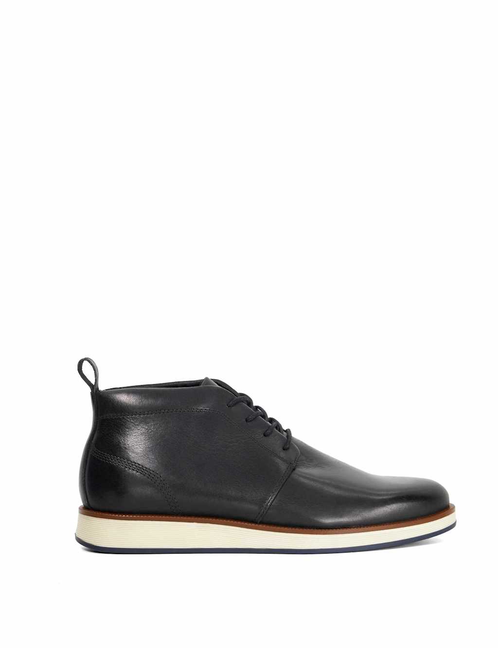 Dune London Leather Lace Up Shoe Black